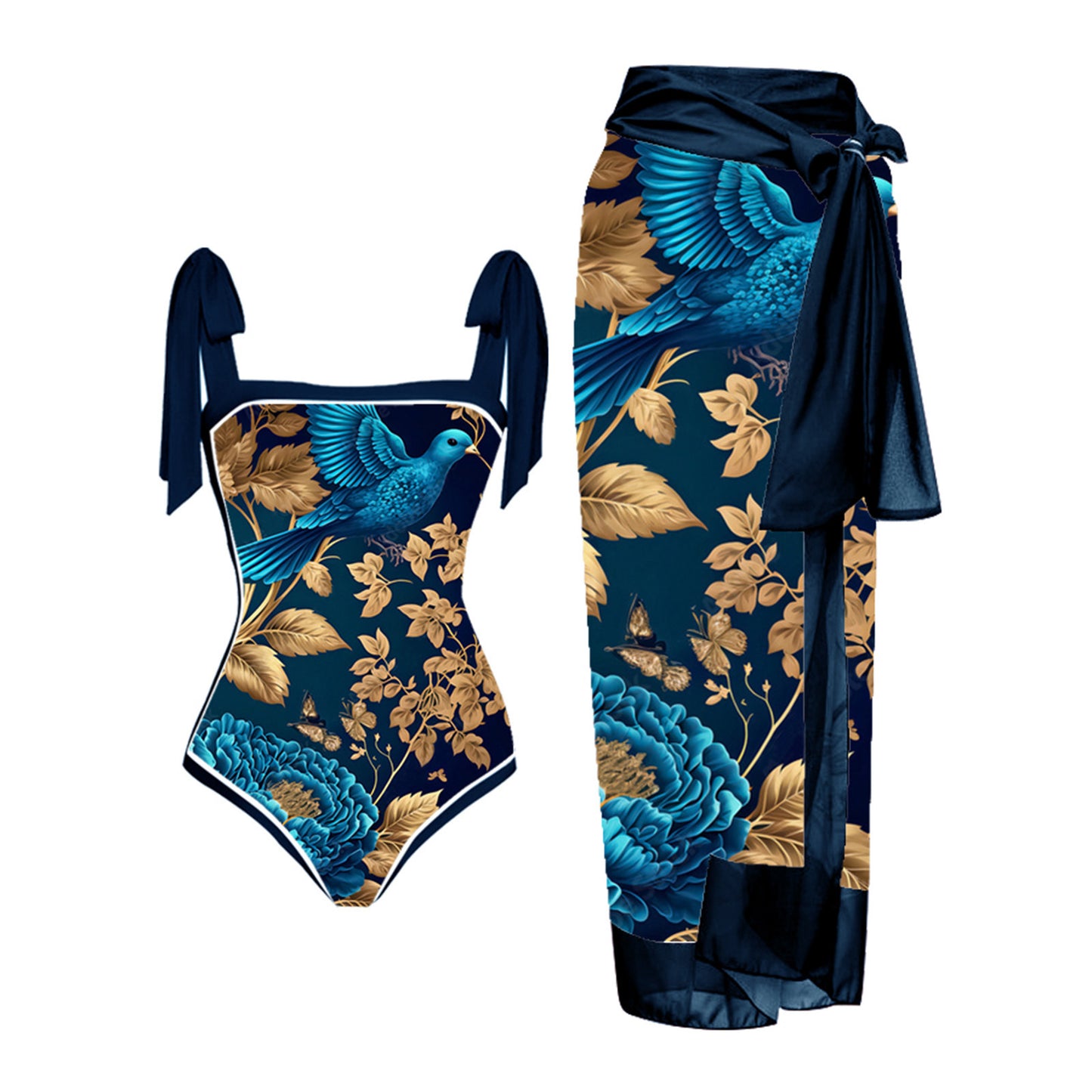 Beach Hot Spring Swimming One-piece Bikini